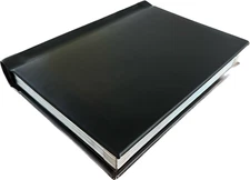 Professional 5x7 Black Silver edged Photo Album - 10 photo (Engraving Available)