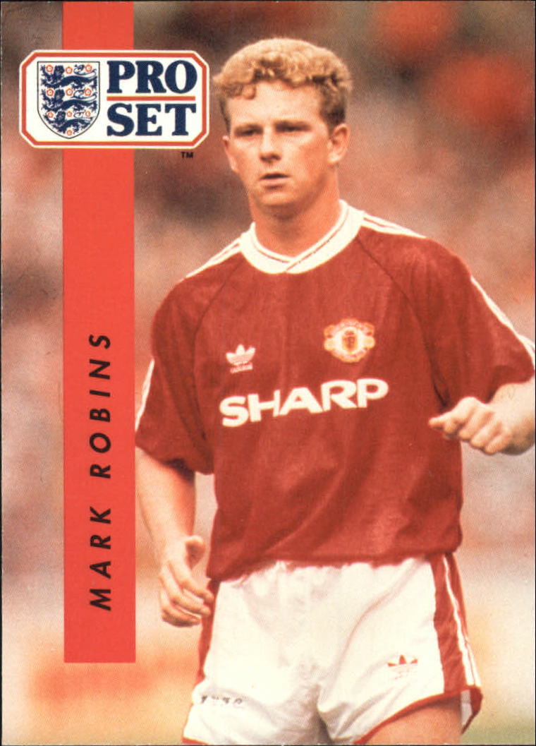 1990-91 Pro Set England #150 Mark Robins 