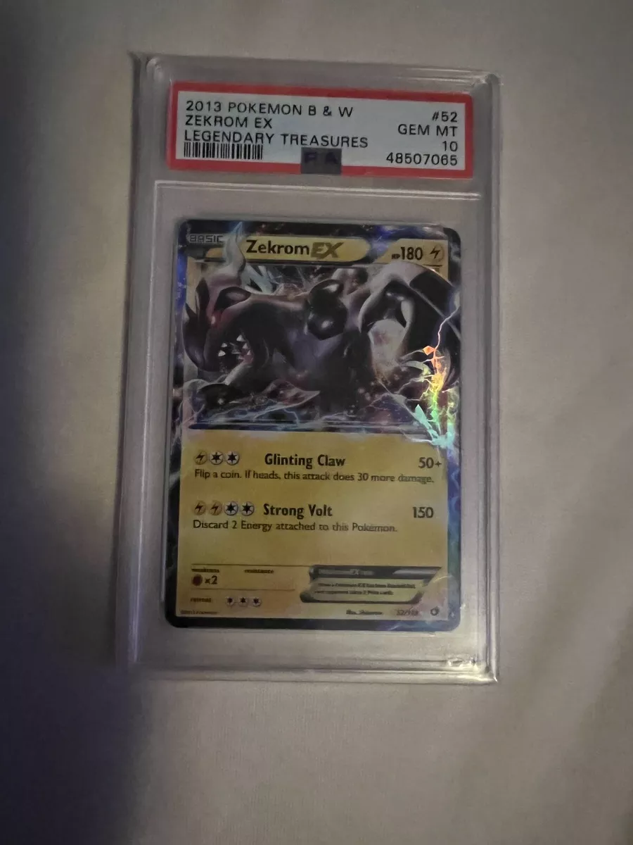 Pokémon TCG Zekrom ex Legendary Treasures 52/113 Holo Holo Rare EX