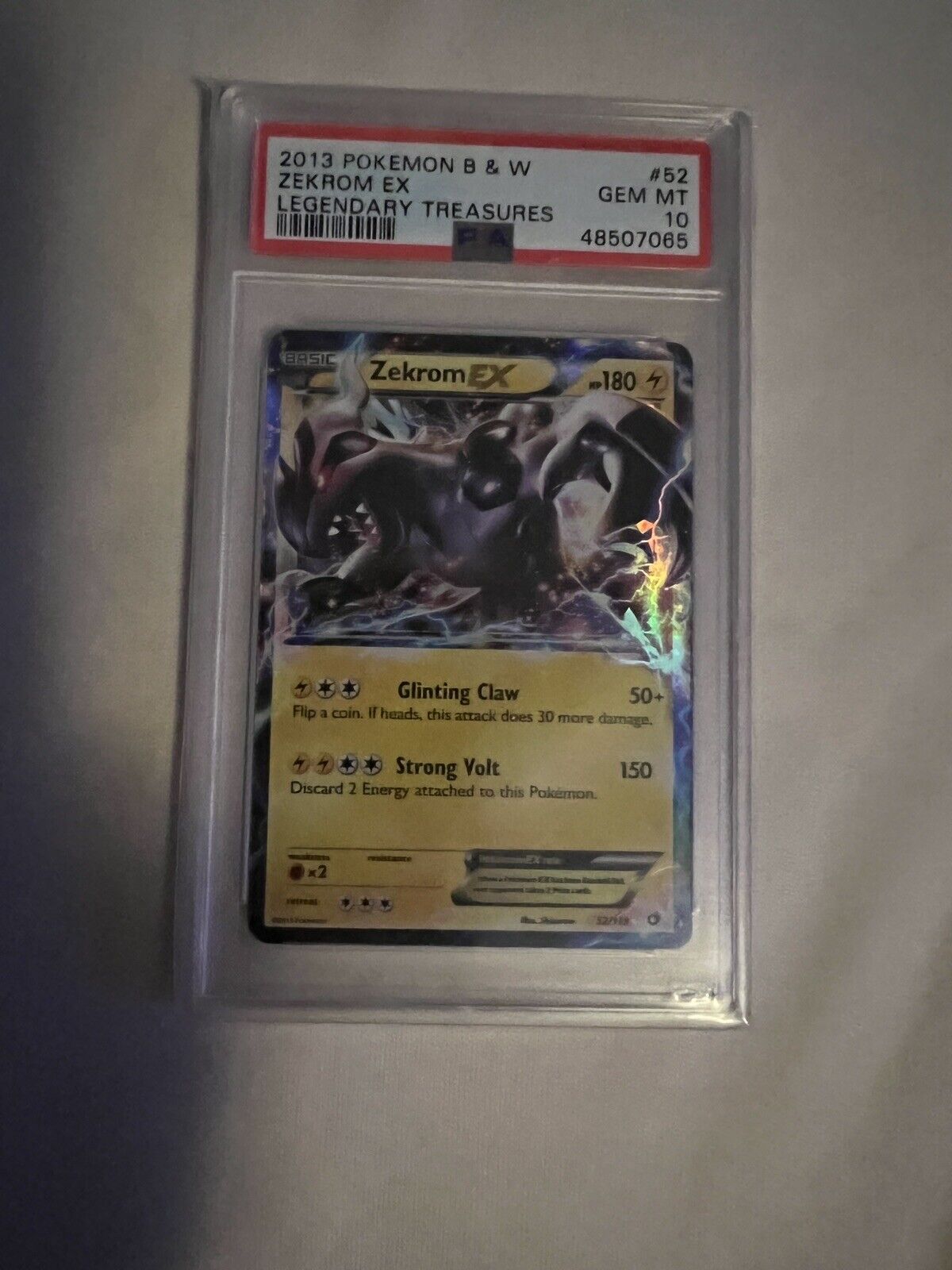 Zekrom Reverse - Legendary Treasures Pokémon card 51/113