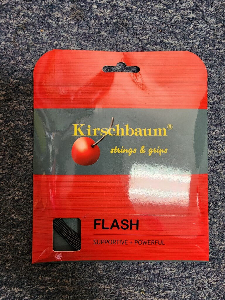 Kirschbaum Flash 17 Gauge 1.25mm Tennis String Black for sale online eBay