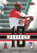 2007 Fleer #PA-VG Vladimir Guerrero Perfect 10
