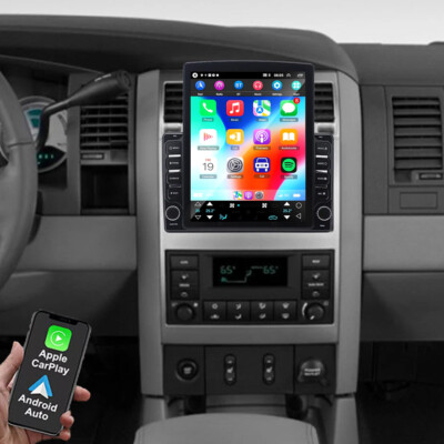 For Dodge Durango 2004-2010 Android 13 Apple CarPlay Car Stereo Radio GPS NAV FM