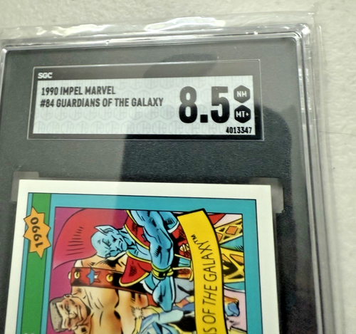 1990 Impel Marvel #84 Guardiani della Galassia Trading Card SGC Classificato 8,5 - Foto 2 di 4