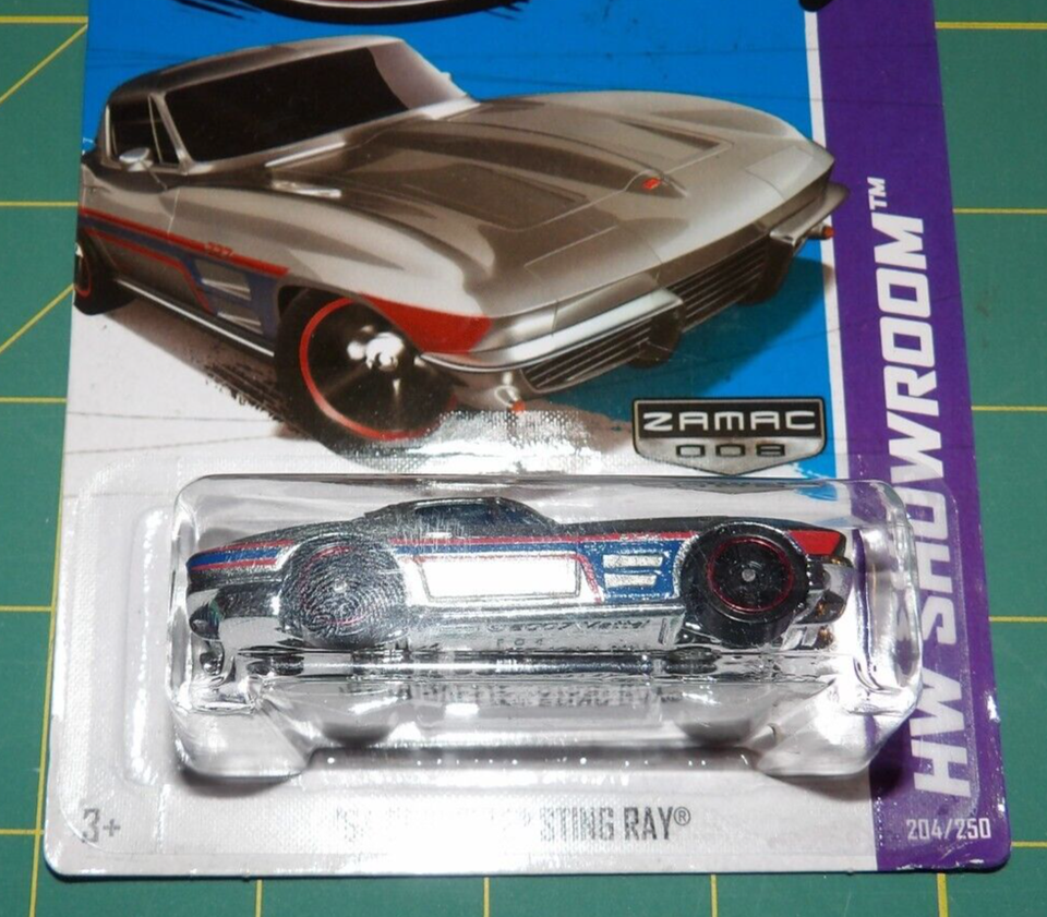 Lot of 3 2013 Hot Wheels ZAMAC 12 Camaro ZL1, 69 Chevy Pickup, 64