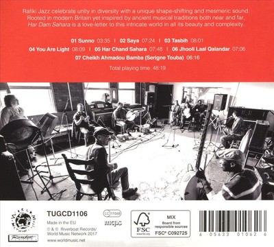 RAFIKI JAZZ HAR DAM SAHARA NEW CD