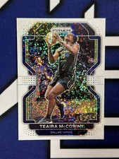 TEAIRA MCCOWAN 2022 PANINI PRIZM WNBA #46 WHITE SPARKLE SP SSP