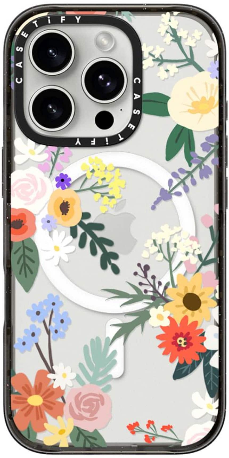 CASETiFY - Ударопрочный чехол с функцией MagSafe для Apple iPhone 16 Pro - Allie Alpine Fl...
