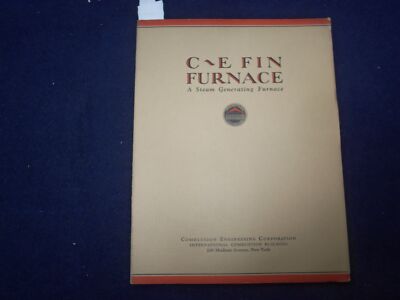 1927 C-E FIN FURNACE CATALOG - COMBUSTION ENGINEERING CORP - NEW YORK - J 9331