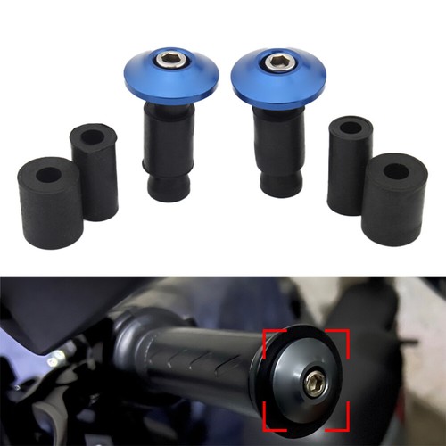 Motorcycle Dirt Bike 7/8'' 22MM Handle Bar End Handlebar Grip Cap Plugs ...