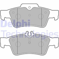 Delphi LP1868 Bremsbelagsatz, Scheibenbremse FüR MERCEDES-BENZ