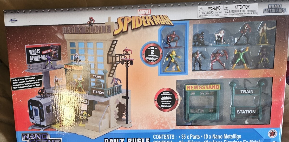 Set De Juego Nano Scene Jada Marvel Spider-man Daily Bugle | Meses sin