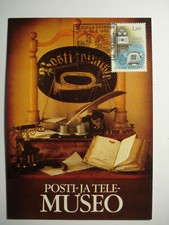Finland: Maximum Card,"100 YEARS TELEPHONE",MN 821, "PARIS PHILFRANCE 11.-21.6.82