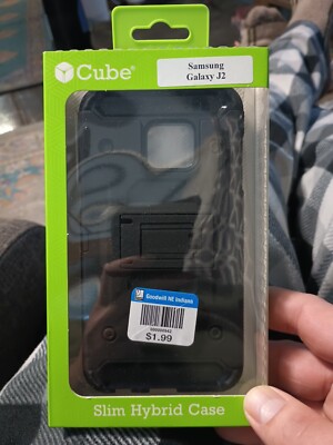 Samsung Galaxy J2 Phone Case Black Slim Hybrid Case UK