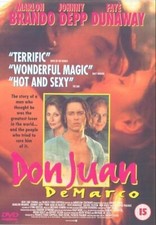 DON JUAN DE MARCO DVD Johnny Depp Marlon Brando Movie Film DeMarco New Sealed UK