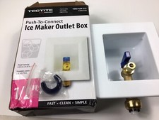 Tectite FSBBOXIM White Outlet Box Ice Maker