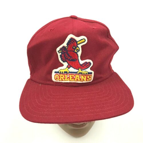 VINTAGE New Era St Louis Cardinals Hat Cap Size 7 1/8 Fitted Red MLB 1989  USA
