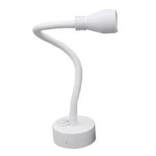 COB 3W LED Wall Mount Fixture Picture Light Reading Lamp On/Off Button Gooseneck