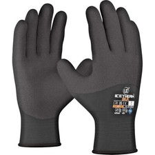 Thermal Winter Gloves Insulated 3/4 HPT Coated Cold UCI ICETHERM-BLK - 5 Pairs