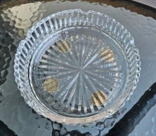 Vintage Ireland Waterford Cigar Ashtray 7" x 7"