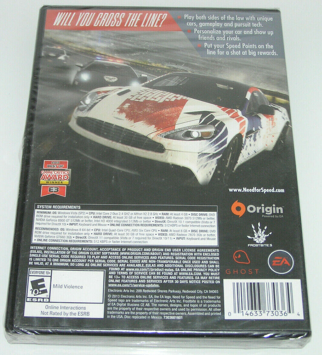 Need for Speed Rivals [ FRENCH Edition ] (PC / DVD-ROM) NEW