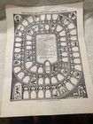 Colonial Williamfburg Hand Printed Game: Royall & Most Pleasant Game Of Y Goose