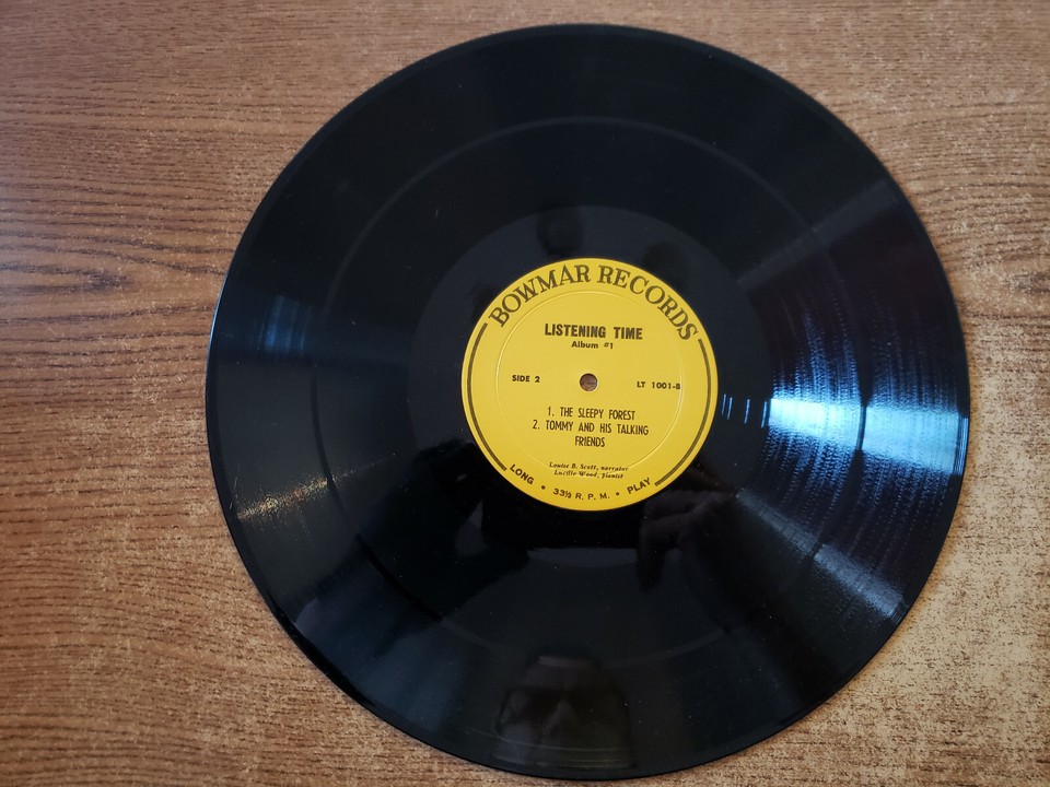 RARE 1960s EXCELLENT Louise Binder ScottListening Time Stories 1