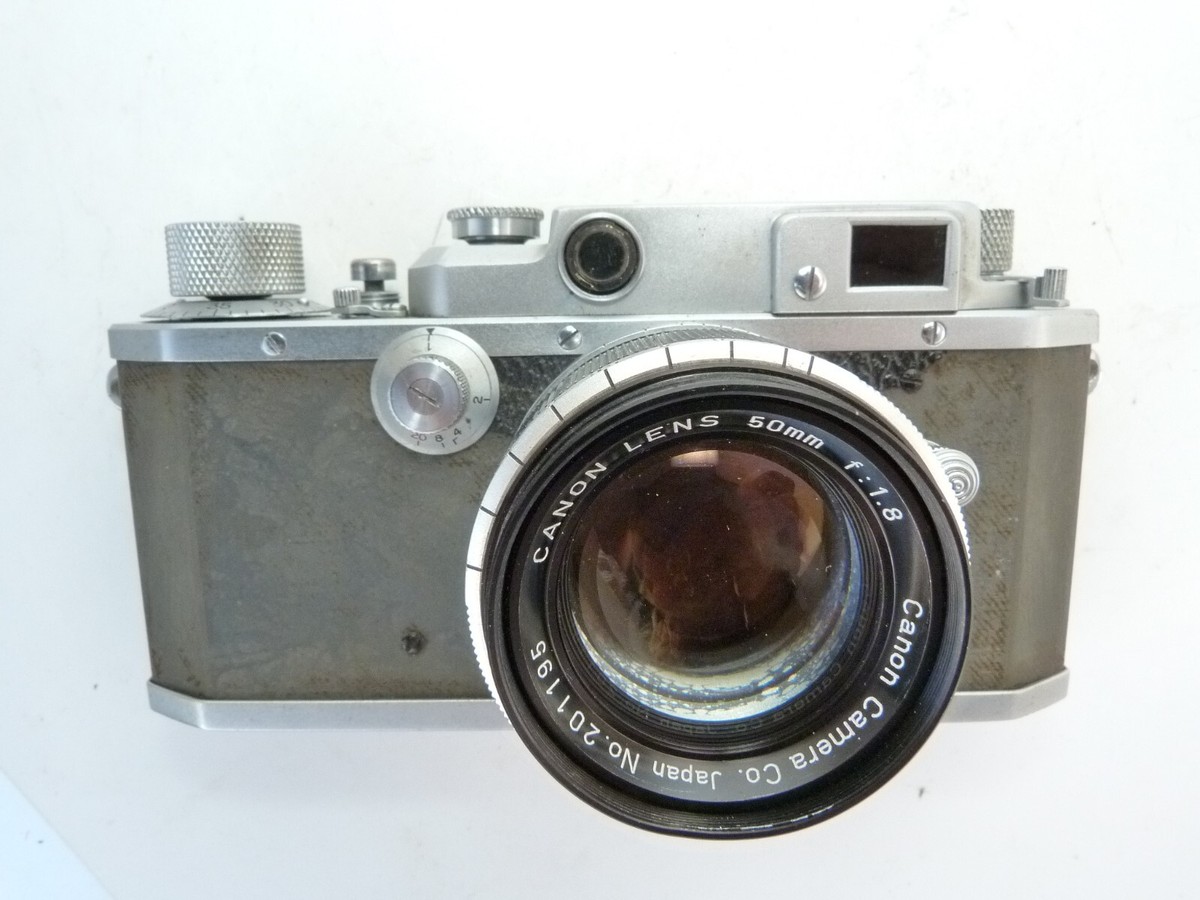 VINTAGE Canon IIB 35mm Rangfinder Camera, CANON Lens 50mm f VINTAGE Canon IIB 35mm Rangfinder Camera, CANON Lens 50mm f