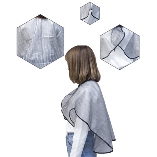 Hair Apron Waterproof Cloth Short Makeup Cape Salon Hairdressing - Picture 6 of 11