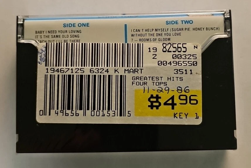 The Four Tops - Greatest Hits Cassette SEALED Motown - Image 2 of 4