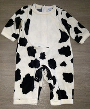 baby boy girl CHILDRENS PLACE COW ROMPER HALLOWEEN COSTUME 3/6 month SOFT 