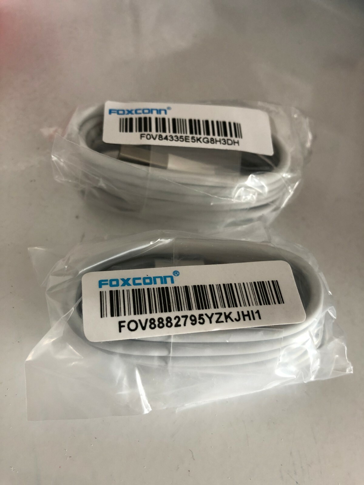 2-Pack USB Charging Cables for iPhone 5 6 7 8 X Plus