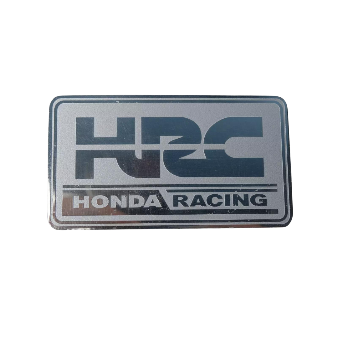 Universal Emblem HRC Honda Racing Corporation Stainless Steel