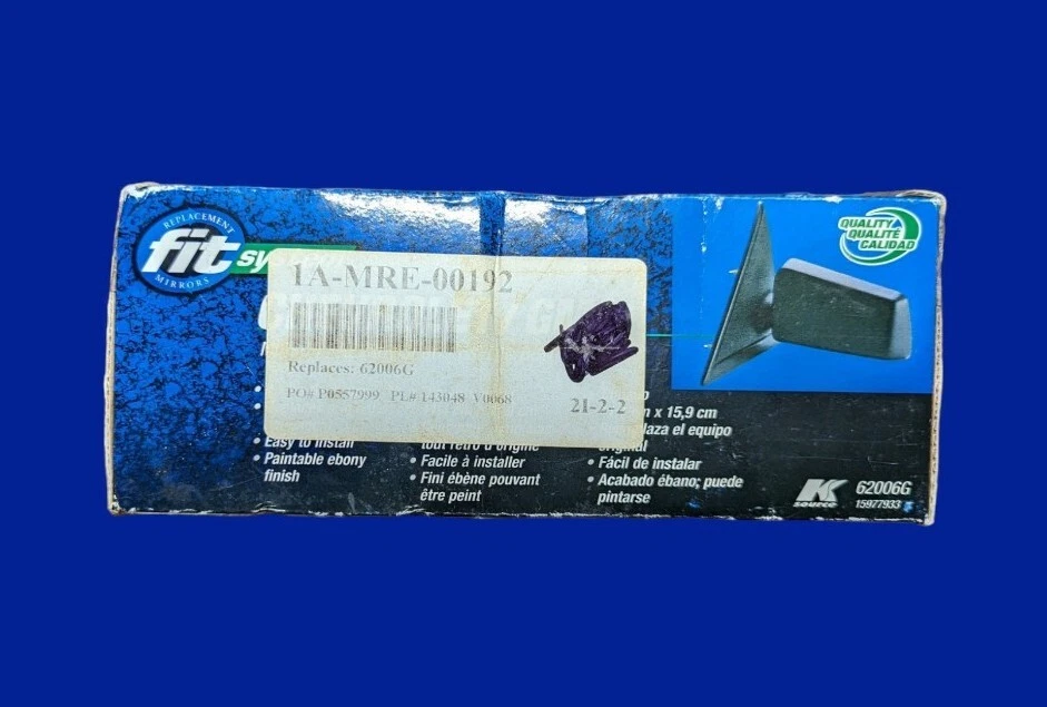 K SOURCE Replacement Mirror 62006G Chevrolet GMC S10 PICKUP SONOMA Truck 1994-99 - Image 4 of 4