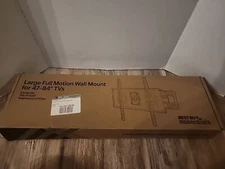 Best Buy Essentials Full Motion TV Wall Mount for 47-84" TVs up to 110 LBS