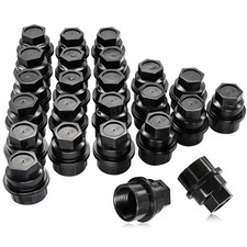 24Pcs Wheel Lug Nut Cap Covers Thread Fit for GMC for Chevy C1500 C2500 C3500