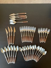 Silverware SCC Towle Cameo Stainless Steel Japan (set of 4 complete + spares)