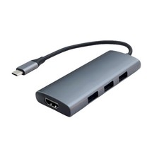 Image of Type C 7 in 1 Multi Function Docking Station Adapter USB TF for Laptop