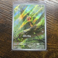 Pokemon TCG: Chespin 87/86 Illustration Rare Chaos Rising