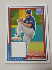 Joseph Gonzalez Auburn Tigers 2023 Panini USA Baseball Jersey Relic Rookie Card 