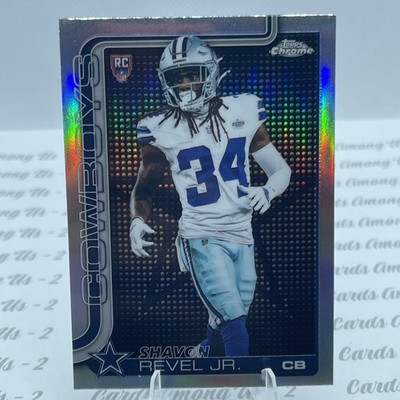 Topps Chrome Shavon Revel Jr. Lightboard logo #301 Cowboys RC SSP Case Hit