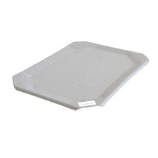 Large Pet Bed Replacement Cover Grey 43.5x31.5 Inch Washable Dog Cot Cover