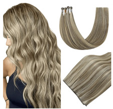 Full Shine Genius Weft Hair Extension Remy Hair Weft Extensions