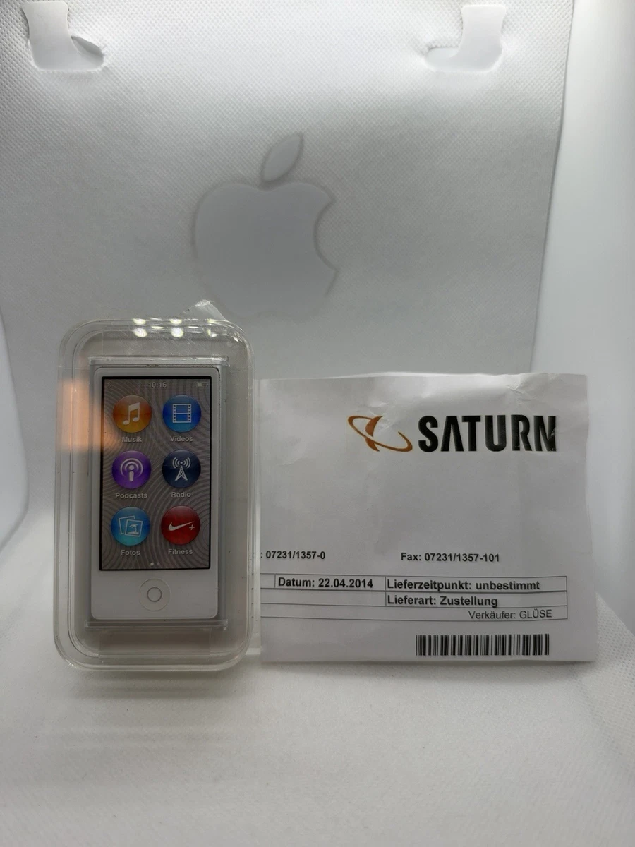 Apple iPod Nano 7. Generation 7G (16GB) Silber Silver Mp3 Player #7999
