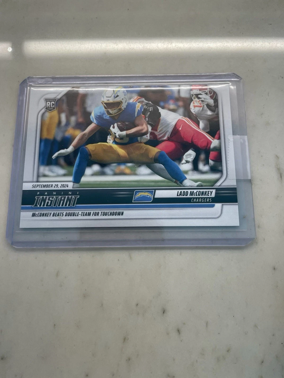 Ladd McConkey Panini Instant NFL #64 Base