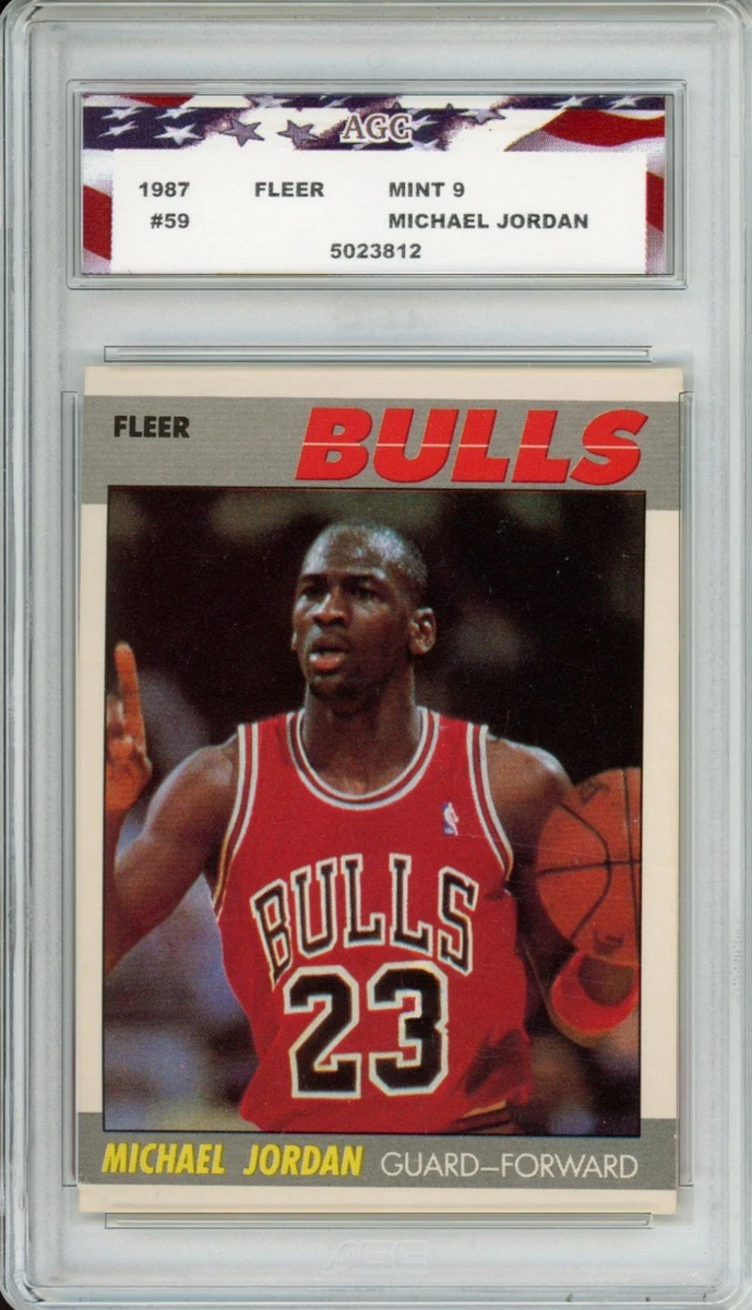 Michael Jordan Basketball Grade 9 1987-88 Season Sports Trading