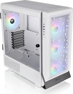 Thermaltake Ceres 500 TG ARGB Snow, Tower-Gehäuse weiß, Tempered Glass
