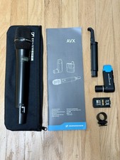 Sennheiser AVX MD 42 Pro Wireless Handheld Microphone Set w/ Case  Extras