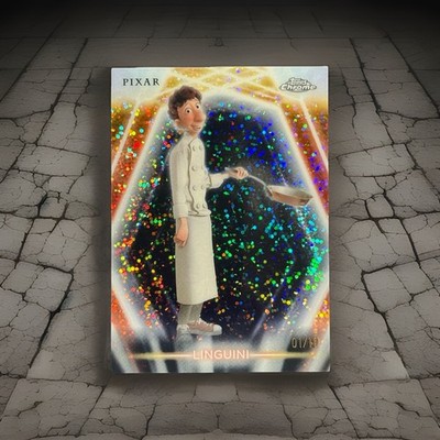 2026 Topps Chrome Disney Neon Ratatouille #CNE-72 Linguini Black Speckle #1/10