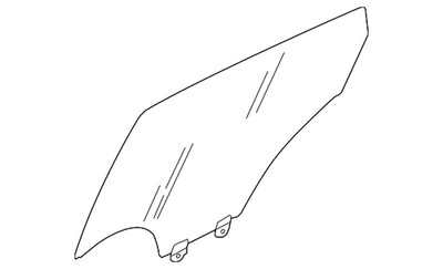 Genuine Nissan Door Glass 82300-6MA0A
